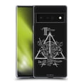 thumbnail image 1 of Head Case Designs Officially Licensed Harry Potter Deathly Hallows XIV Triangle Symbol Soft Gel Case Compatible with Google Pixel 6 Pro, 1 of 7