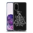 thumbnail image 1 of Head Case Designs Officially Licensed Harry Potter Deathly Hallows XIV Triangle Symbol Soft Gel Case Compatible with Samsung Galaxy S20 / S20 5G, 1 of 7