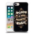 thumbnail image 1 of Head Case Designs Officially Licensed Harry Potter Deathly Hallows XIV Words Magic Dumbledore Quote Hard Back Case Compatible with Apple iPhone 7 / 8 / SE 2020 & 2022, 1 of 7