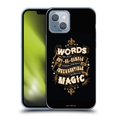 thumbnail image 1 of Head Case Designs Officially Licensed Harry Potter Deathly Hallows XIV Words Magic Dumbledore Quote Soft Gel Case Compatible with Apple iPhone 14, 1 of 7