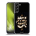 thumbnail image 1 of Head Case Designs Officially Licensed Harry Potter Deathly Hallows XIV Words Magic Dumbledore Quote Soft Gel Case Compatible with Samsung Galaxy S22+ 5G, 1 of 7