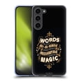thumbnail image 1 of Head Case Designs Officially Licensed Harry Potter Deathly Hallows XIV Words Magic Dumbledore Quote Soft Gel Case Compatible with Samsung Galaxy S23+ 5G, 1 of 7