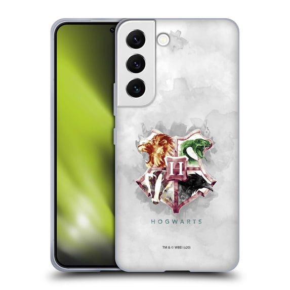 Head Case Designs Officially Licensed Harry Potter Deathly Hallows XVI Hogwarts Soft Gel Case Compatible with Samsung Galaxy S22 5G