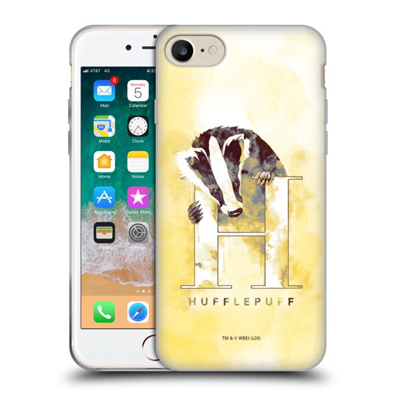 Head Case Designs Officially Licensed Harry Potter Deathly Hallows XVI Hufflepuff Soft Gel Case Compatible with Apple iPhone 7 / 8 / SE 2020 & 2022