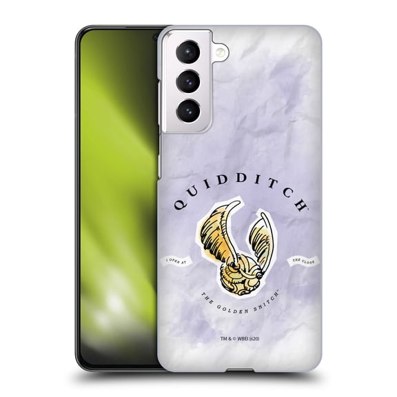 Head Case Designs Officially Licensed Harry Potter Deathly Hallows XVII Quidditch Golden Snitch Hard Back Case Compatible with Samsung Galaxy S21 5G