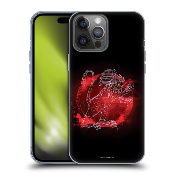 Head Case Designs Officially Licensed Harry Potter Deathly Hallows XVIII Gryffindor Soft Gel Case Compatible with Apple iPhone 14 Pro Max