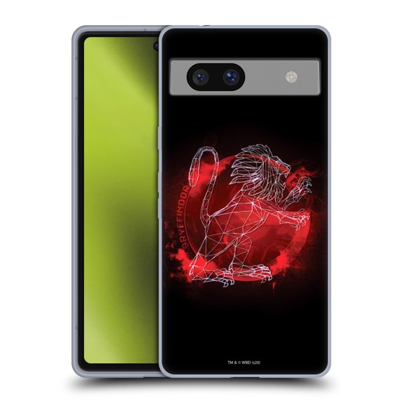 Head Case Designs Officially Licensed Harry Potter Deathly Hallows XVIII Gryffindor Soft Gel Case Compatible with Google Pixel 7a