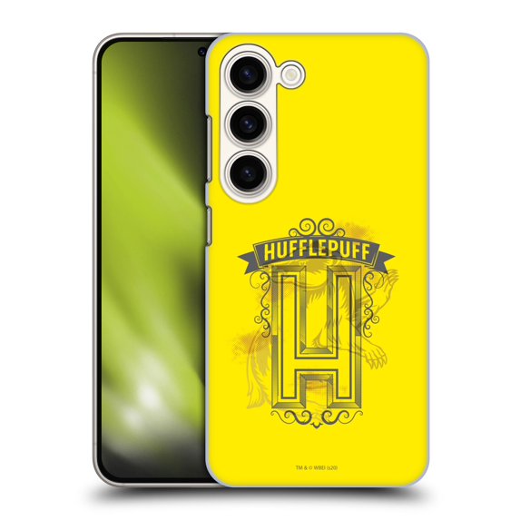 Head Case Designs Officially Licensed Harry Potter Deathly Hallows XVIII Hufflepuff 2 Hard Back Case Compatible with Samsung Galaxy S23 5G