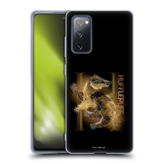 Head Case Designs Officially Licensed Harry Potter Deathly Hallows XVIII Hufflepuff Soft Gel Case Compatible with Samsung Galaxy S20 FE / 5G