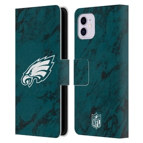 Head Case Designs NFL Philadelphia Eagles Graphics Coloured Marble Leather Book Wallet Case Cover For Apple iPhone 11
