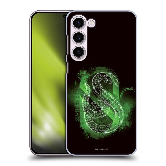 Head Case Designs Officially Licensed Harry Potter Deathly Hallows XVIII Slytherin Hard Back Case Compatible with Samsung Galaxy S23+ 5G