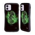 thumbnail image 1 of Head Case Designs Officially Licensed Harry Potter Deathly Hallows XVIII Slytherin Hybrid Case Compatible with Apple iPhone 11, 1 of 7