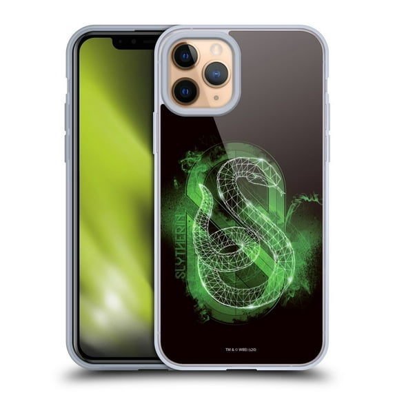 Head Case Designs Harry Potter Deathly Hallows XVIII Slytherin Soft Gel Case for Apple iPhone 11 Pro