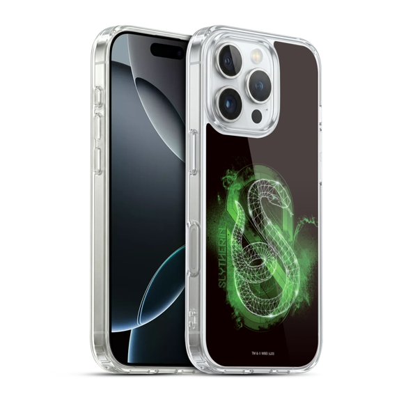 Head Case Designs Harry Potter Deathly Hallows XVIII Slytherin Soft Gel Case for Apple iPhone 16 Pro