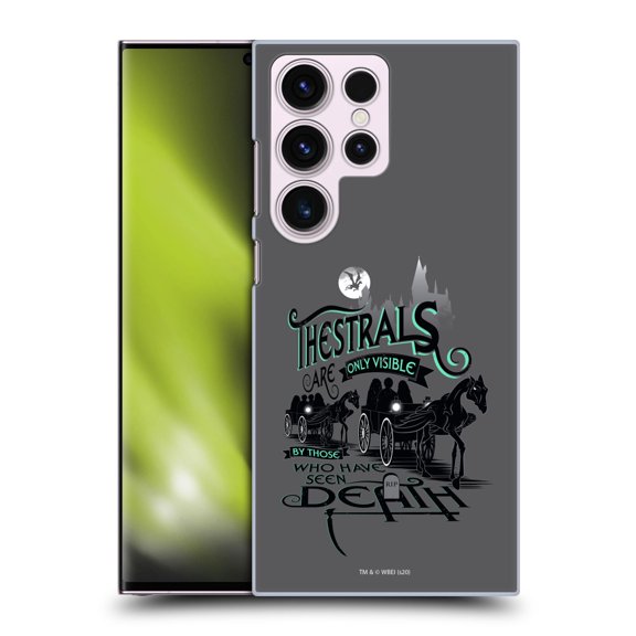 Head Case Designs Officially Licensed Harry Potter Deathly Hallows XVIII Thestrals Hard Back Case Compatible with Samsung Galaxy S23 Ultra 5G