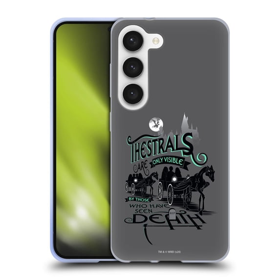 Head Case Designs Officially Licensed Harry Potter Deathly Hallows XVIII Thestrals Soft Gel Case Compatible with Samsung Galaxy S23 5G