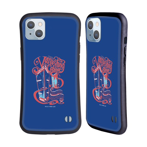 Head Case Designs Officially Licensed Harry Potter Deathly Hallows XVIII Vanishing Cabinet Hybrid Case Compatible with Apple iPhone 14 Plus