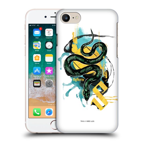 Head Case Designs Officially Licensed Harry Potter Deathly Hallows XXIV Slytherin Hard Back Case Compatible with Apple iPhone 7 / 8 / SE 2020 & 2022