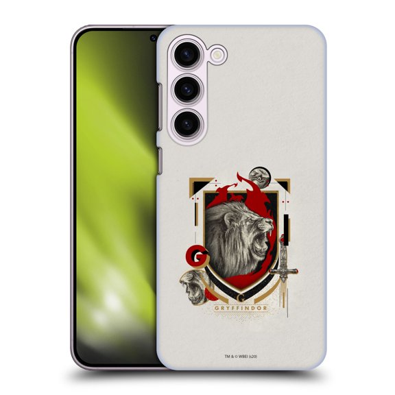 Head Case Designs Officially Licensed Harry Potter Deathly Hallows XXVII Gryffindor Hard Back Case Compatible with Samsung Galaxy S23+ 5G