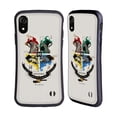 thumbnail image 1 of Head Case Designs Officially Licensed Harry Potter Deathly Hallows XXVII Hogwarts Hybrid Case Compatible with Apple iPhone XR, 1 of 7