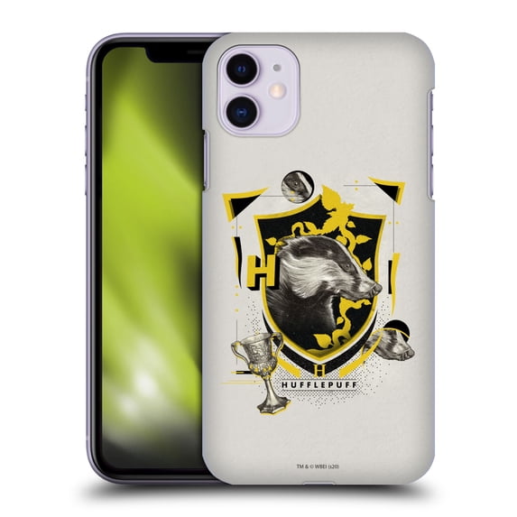 Head Case Designs Officially Licensed Harry Potter Deathly Hallows XXVII Hufflepuff Hard Back Case Compatible with Apple iPhone 11