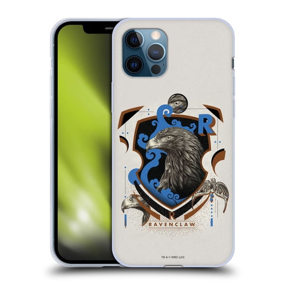 Head Case Designs Officially Licensed Harry Potter Deathly Hallows XXVII Ravenclaw Soft Gel Case Compatible with Apple iPhone 12 / iPhone 12 Pro