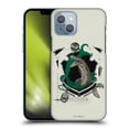 thumbnail image 1 of Head Case Designs Officially Licensed Harry Potter Deathly Hallows XXVII Slytherin Hard Back Case Compatible with Apple iPhone 14, 1 of 7