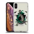 thumbnail image 1 of Head Case Designs Officially Licensed Harry Potter Deathly Hallows XXVII Slytherin Soft Gel Case Compatible with Apple iPhone XS Max, 1 of 7