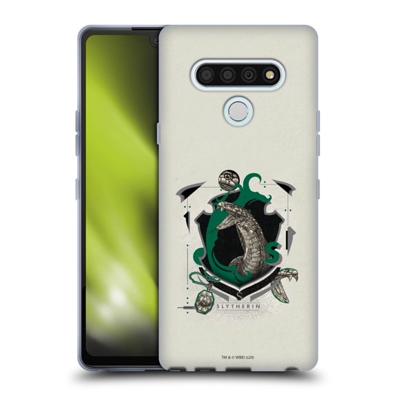 Head Case Designs Officially Licensed Harry Potter Deathly Hallows XXVII Slytherin Soft Gel Case Compatible with LG Stylo 6