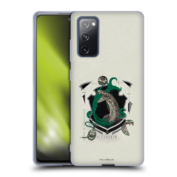 Head Case Designs Officially Licensed Harry Potter Deathly Hallows XXVII Slytherin Soft Gel Case Compatible with Samsung Galaxy S20 FE / 5G