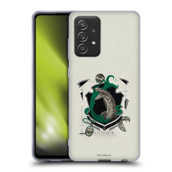 Head Case Designs Officially Licensed Harry Potter Deathly Hallows XXVII Slytherin Soft Gel Case Compatible with Samsung Galaxy A52 / A52s / 5G (2021)