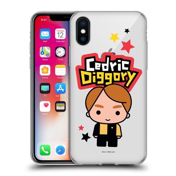 Head Case Designs Officially Licensed Harry Potter Deathly Hallows XXVIII Cedric Diggory Soft Gel Case Compatible with Apple iPhone X / iPhone XS