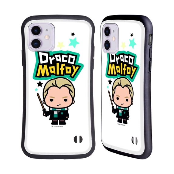 Head Case Designs Officially Licensed Harry Potter Deathly Hallows XXVIII Draco Malfoy Hybrid Case Compatible with Apple iPhone 11