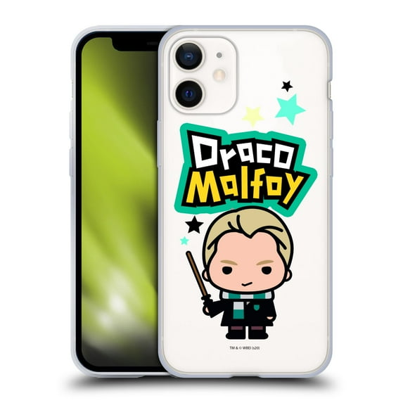 Head Case Designs Officially Licensed Harry Potter Deathly Hallows XXVIII Draco Malfoy Soft Gel Case Compatible with Apple iPhone 12 Mini