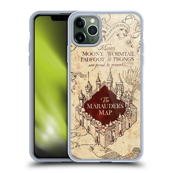 Head Case Designs Harry Potter Prisoner Of Azkaban II The Marauder's Map Soft Gel Case for Apple iPhone 11 Pro Max