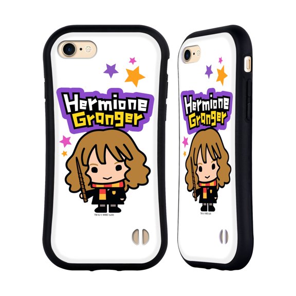 Head Case Designs Officially Licensed Harry Potter Deathly Hallows XXVIII Hermione Granger Hybrid Case Compatible with Apple iPhone 7 / 8 / SE 2020 & 2022