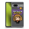 thumbnail image 1 of Head Case Designs Officially Licensed Harry Potter Deathly Hallows XXVIII Hermione Granger Soft Gel Case Compatible with Google Pixel 7a, 1 of 7
