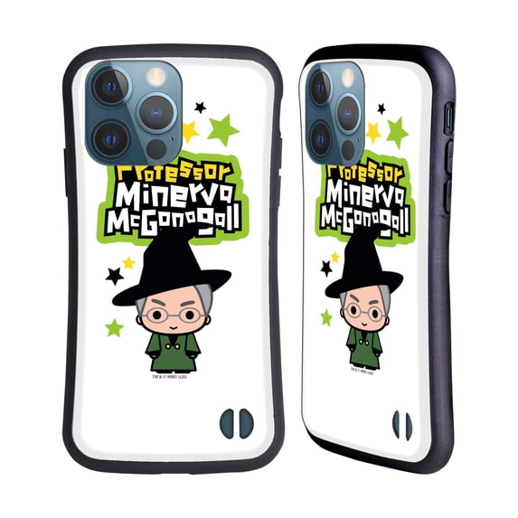 Head Case Designs Officially Licensed Harry Potter Deathly Hallows XXVIII Professor Mcgonagall Hybrid Case Compatible with Apple iPhone 13 Pro