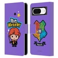 thumbnail image 1 of Head Case Designs Officially Licensed Harry Potter Deathly Hallows XXVIII Ron Weasley Leather Book Wallet Case Cover Compatible with Google Pixel 8, 1 of 6