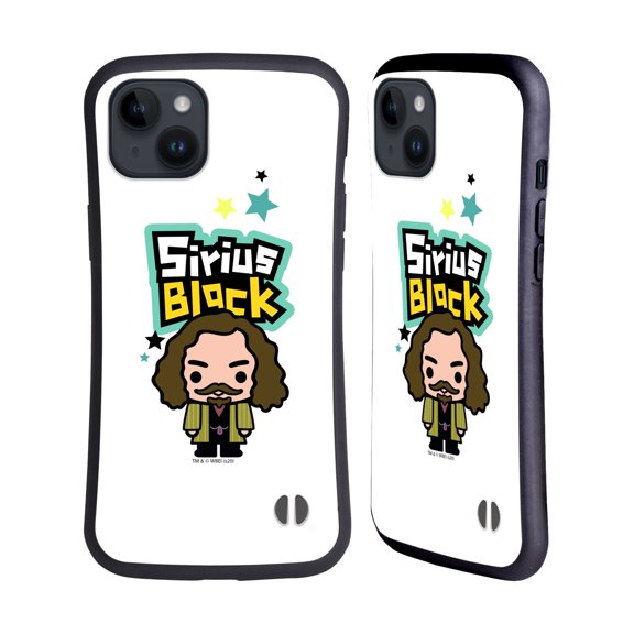 Head Case Designs Officially Licensed Harry Potter Deathly Hallows XXVIII Sirius Black Hybrid Case Compatible with Apple iPhone 15 Plus