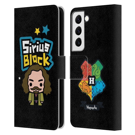 Head Case Designs Officially Licensed Harry Potter Deathly Hallows XXVIII Sirius Black Leather Book Wallet Case Cover Compatible with Samsung Galaxy S22 5G