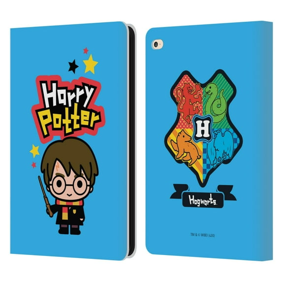 Head Case Designs Officially Licensed Harry Potter Deathly Hallows XXVIII The Boy Who Lived Leather Book Wallet Case Cover Compatible with Apple iPad Air 2 (2014)