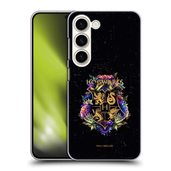 Head Case Designs Officially Licensed Harry Potter Deathly Hallows XXXI Hogwarts Crest 1 Hard Back Case Compatible with Samsung Galaxy S23 5G