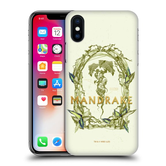 Head Case Designs Officially Licensed Harry Potter Deathly Hallows XXXI Mandrake Hard Back Case Compatible with Apple iPhone X / iPhone XS