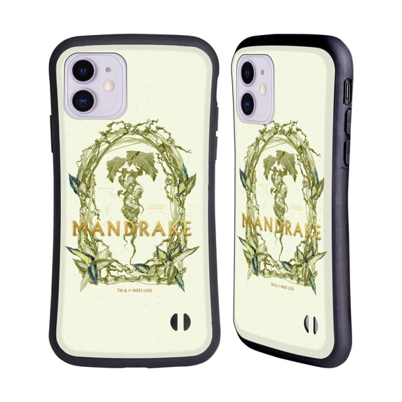 Head Case Designs Officially Licensed Harry Potter Deathly Hallows XXXI Mandrake Hybrid Case Compatible with Apple iPhone 11