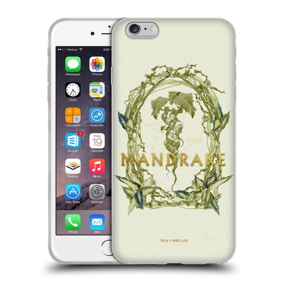 Head Case Designs Officially Licensed Harry Potter Deathly Hallows XXXI Mandrake Soft Gel Case Compatible with Apple iPhone 6 Plus / iPhone 6s Plus