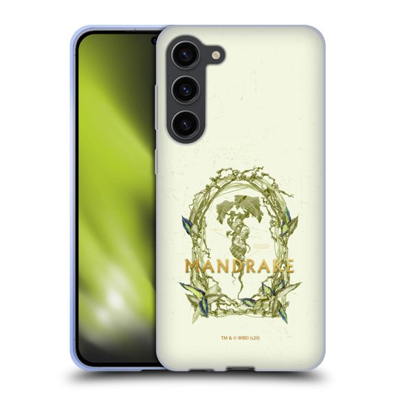 Head Case Designs Officially Licensed Harry Potter Deathly Hallows XXXI Mandrake Soft Gel Case Compatible with Samsung Galaxy S23+ 5G