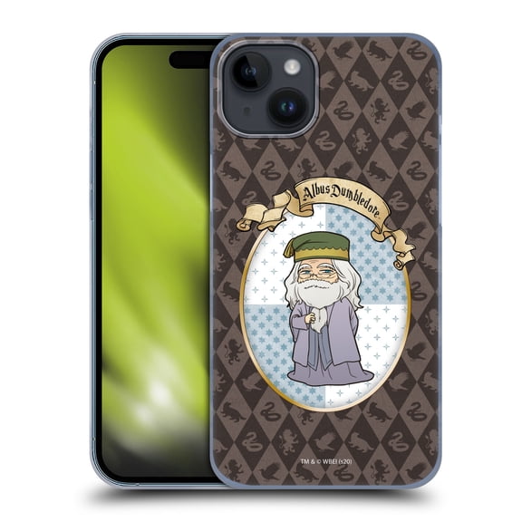 Head Case Designs Officially Licensed Harry Potter Deathly Hallows XXXVI Albus Dumbledore Hard Back Case Compatible with Apple iPhone 15 Plus