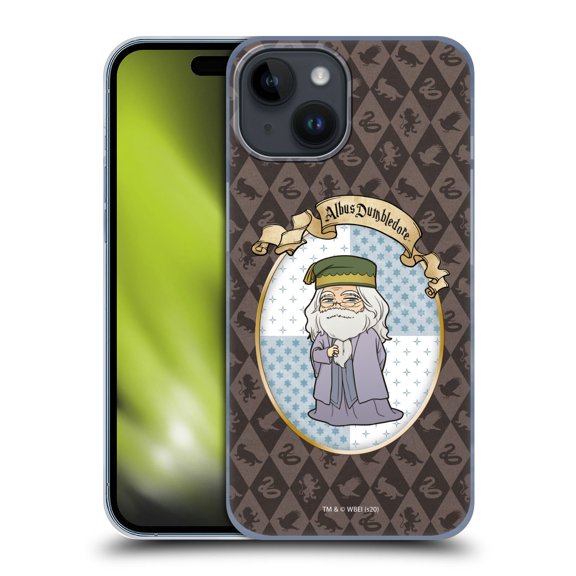 Head Case Designs Officially Licensed Harry Potter Deathly Hallows XXXVI Albus Dumbledore Hard Back Case Compatible with Apple iPhone 15