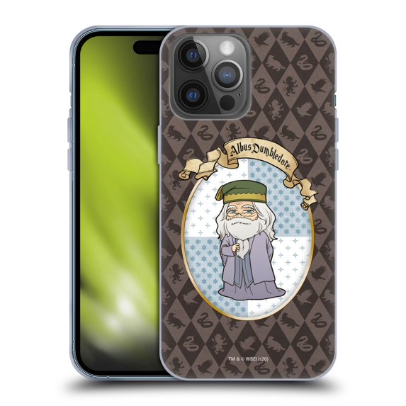 Head Case Designs Officially Licensed Harry Potter Deathly Hallows XXXVI Albus Dumbledore Soft Gel Case Compatible with Apple iPhone 14 Pro Max